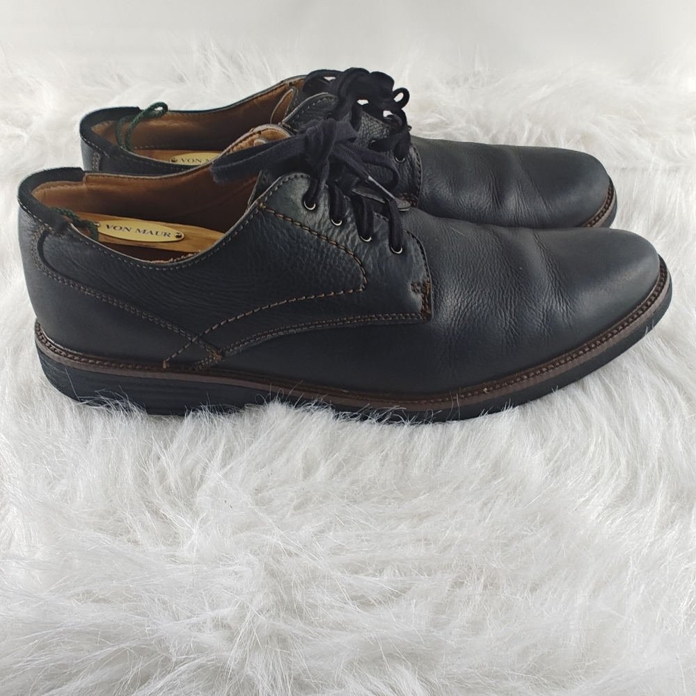 Dockers Black Leather Men’s Dress Shoes Lace Up Oxford Size 12M - Picture 5 of 15